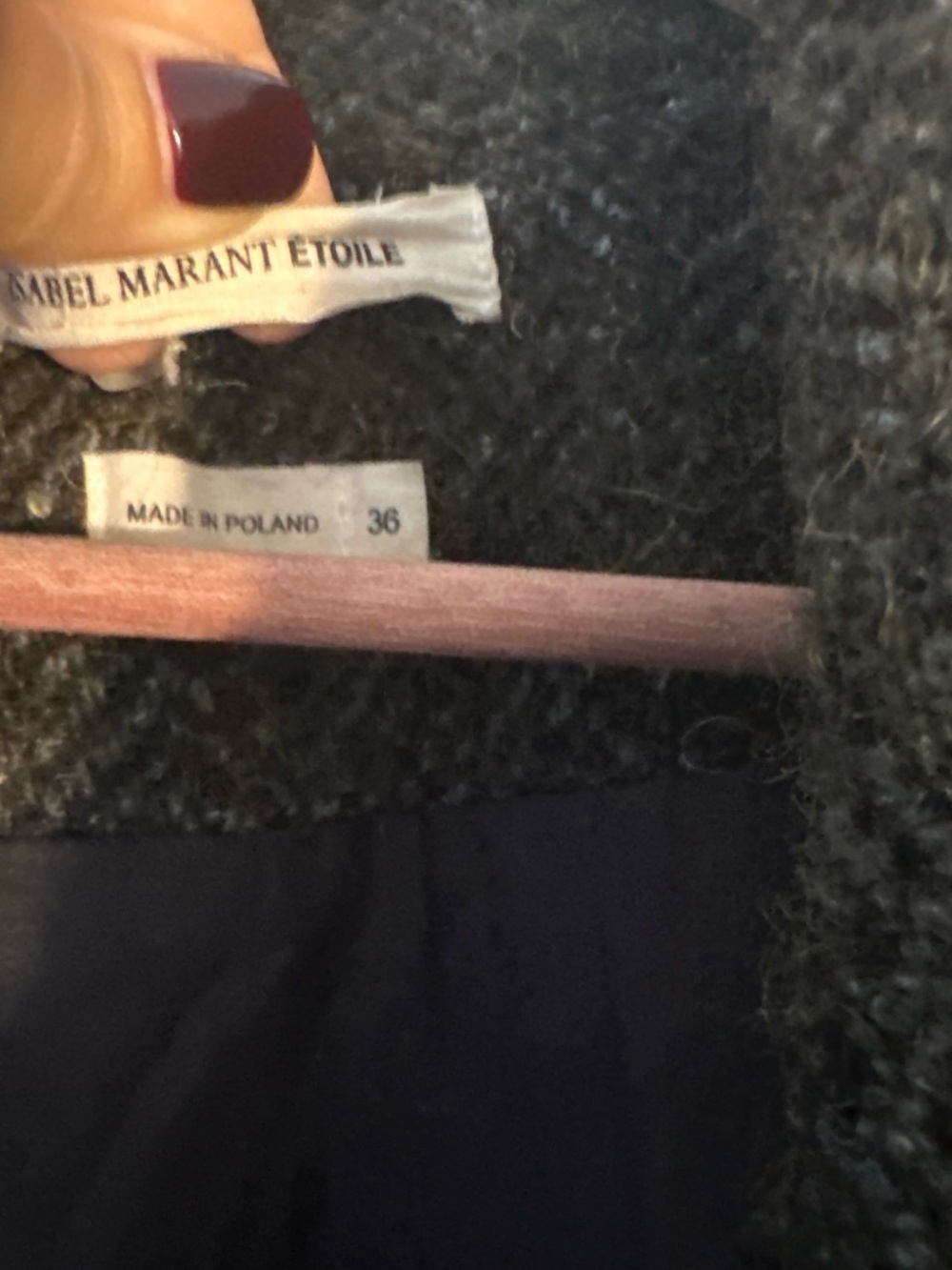 Isabel Marant Etoile herringbone coat - Picture 2 of 5
